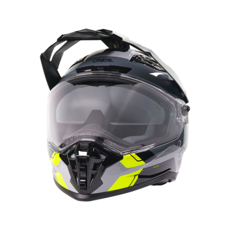 Мотошлем эндуро O'NEAL D-SRS Nomad, глянец (черный/зеленый, M)