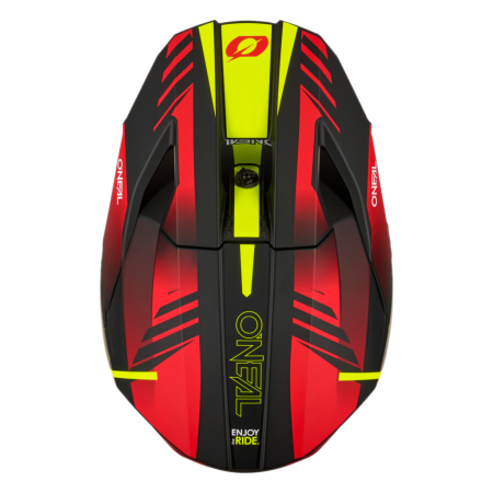 Мотошлем кроссовый O'NEAL 3Series Haze (черный/красный, M)