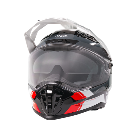 Мотошлем эндуро O'NEAL D-SRS Nomad, глянец (черный/красный, S)