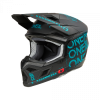 Мотошлем кроссовый O'NEAL 3Series Static (черный/бирюзовый, L)