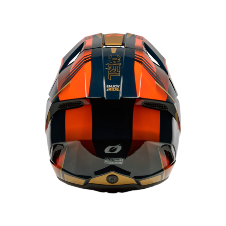 Мотошлем кроссовый O'NEAL 3Series Haze (синий/оранжевый, L)