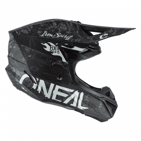 Мотошлем кроссовый O'NEAL 5Series HR (белый/черный, S)