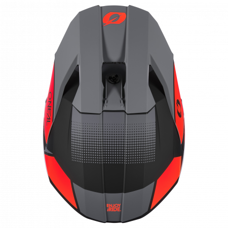 Мотошлем кроссовый O'NEAL 3Series Vision V.24 (серый/красный, XL)