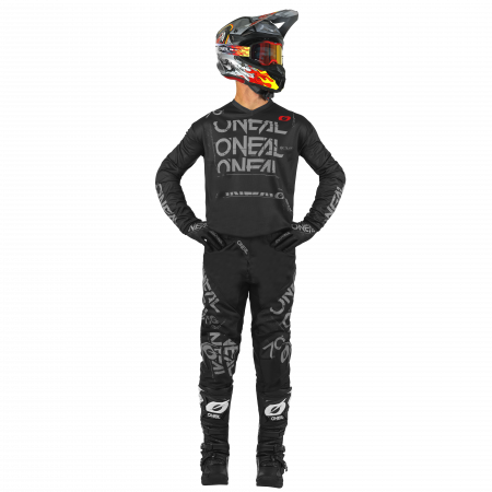 Мотоштаны кросс-эндуро O'NEAL Element Static V.25, мужской(ие) (черный/серый, 38/54)