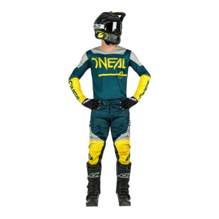 Мотоштаны кросс-эндуро O'NEAL Hardwear Surge, мужской(ие) (синий/желтый, 30-30)