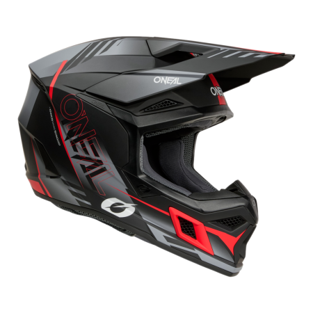 Мотошлем кроссовый O'NEAL 3Series Haze (черный/серый, XL)