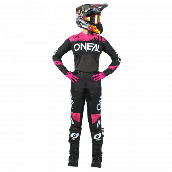 ONeal_ELEMENT_SHOCKER V.25_black_pink_front