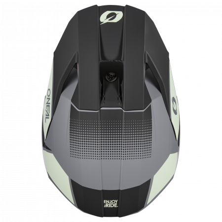 Мотошлем кроссовый O'NEAL 3Series Vision V.24 (серый/черный, M)