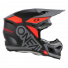 Мотошлем кроссовый O'NEAL 3Series Vision V.24 (серый/красный, XL)