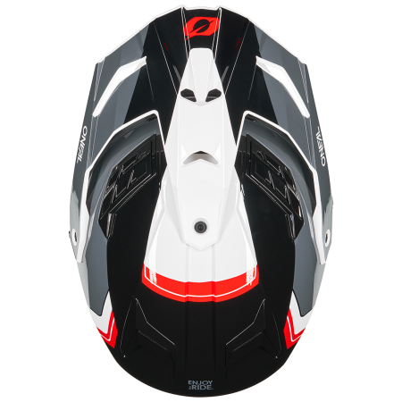 Мотошлем эндуро O'NEAL D-SRS Nomad, глянец (черный/красный, S)
