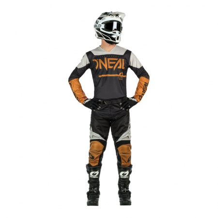 Мотоджерси O'NEAL Hardwear Surge, мужской(ие) (черный/коричневый, L)