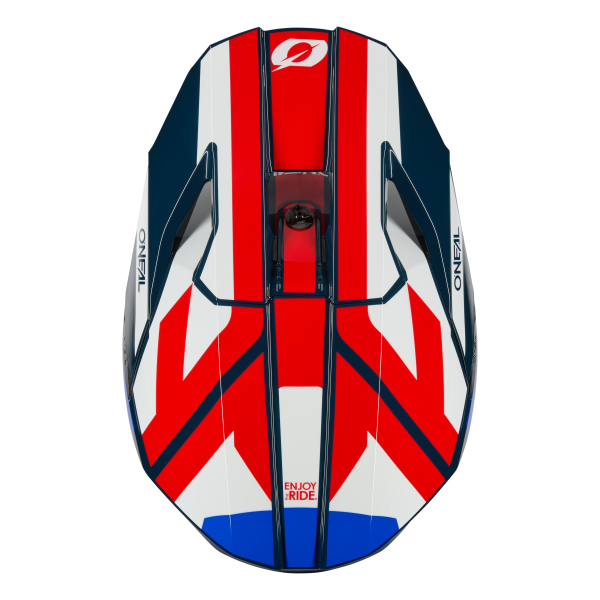 Мотошлем кроссовый O'NEAL 3Series Ride V.25 (синий/белый, L)