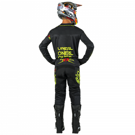 Мотоштаны кросс-эндуро O'NEAL Element Static V.25, мужской(ие) (черный/желтый, 30/46)