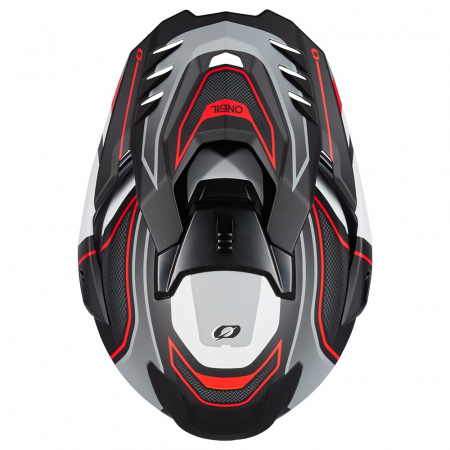 Мотошлем эндуро O'NEAL D-SRS Square V24, мат. (красный/черный, S)