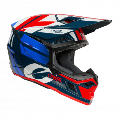 Мотошлем кроссовый O'NEAL 3Series Ride V.25 (синий/белый, L)